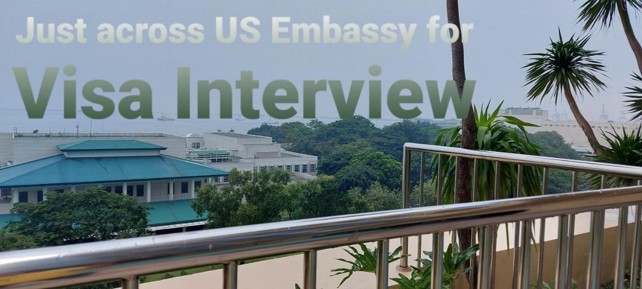 Magnificent View Of Manila Bay, Roxas Blvd, Us Embassy Apartment Exterior foto